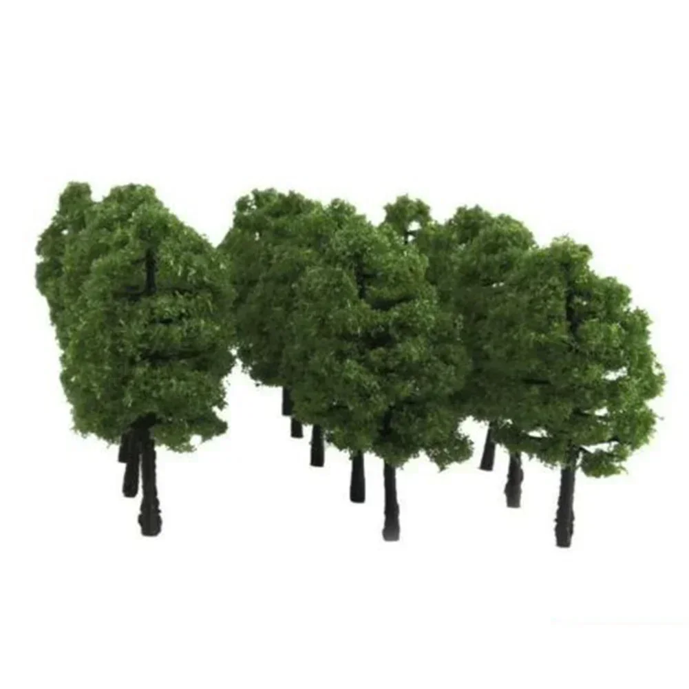 20 PZ 3.5 cm Modello Alberi Treno Ferrovia Diorama Wargame Parco Paesaggio Scala 1:100 Ferrovia Decorazione Edificio Paesaggio Giocattoli