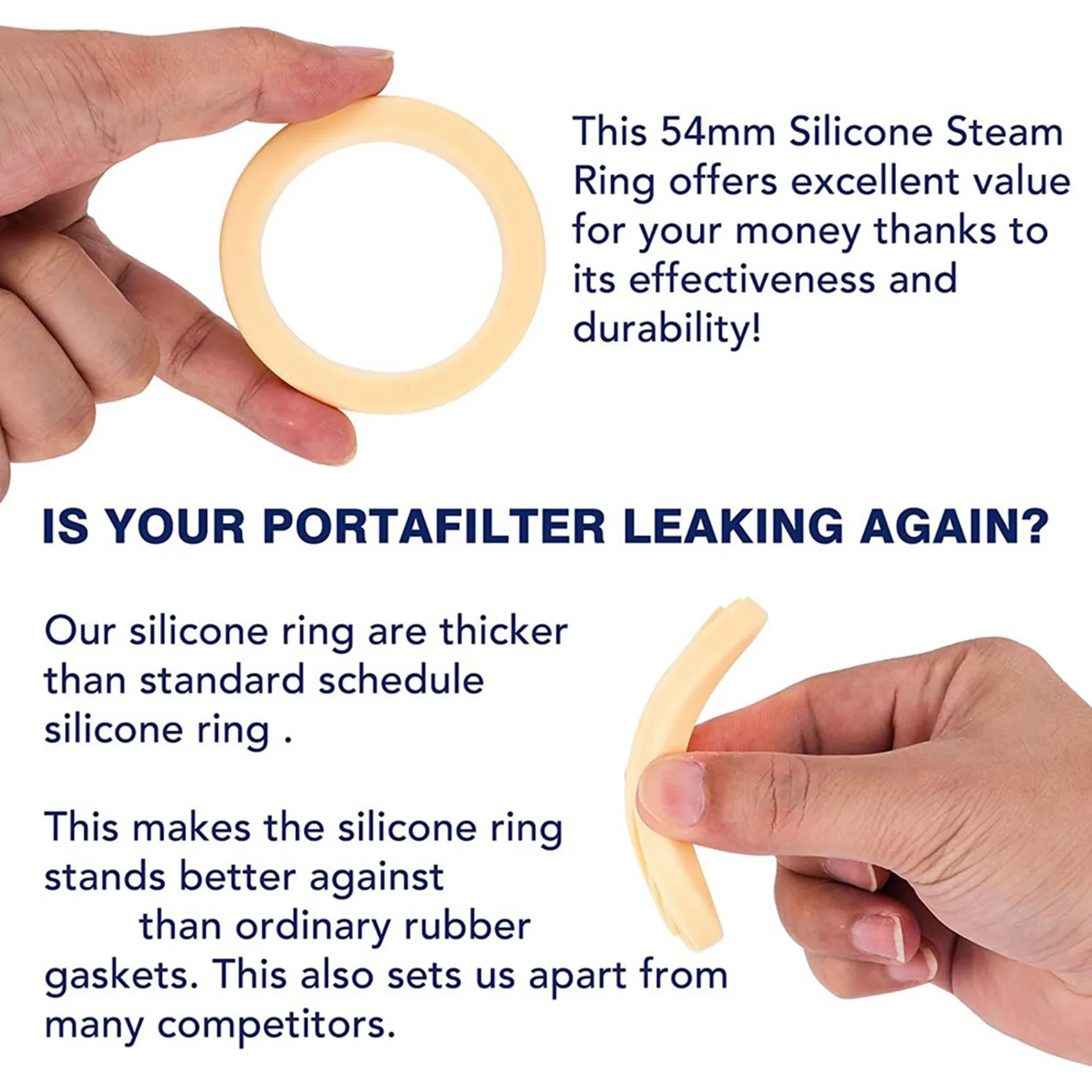 100 шт. 54 мм силиконовое паровое кольцо, уплотнение группы головки для кофемашины эспрессо, прокладка группового уплотнения-CLIM