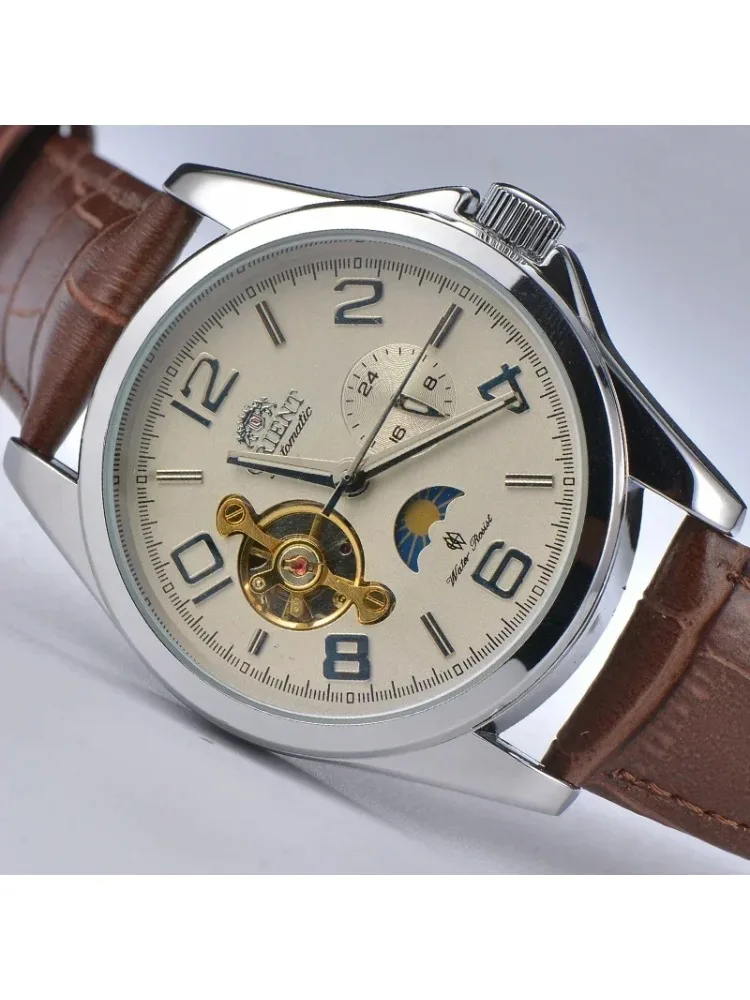 Orient Horloges Hoge kwaliteit AAA Klok Gloednieuw Top Herenhorloge Luxe Multifunctioneel Volledig Stalen Automatische Mechanische Tourbillon - afbeelding 2