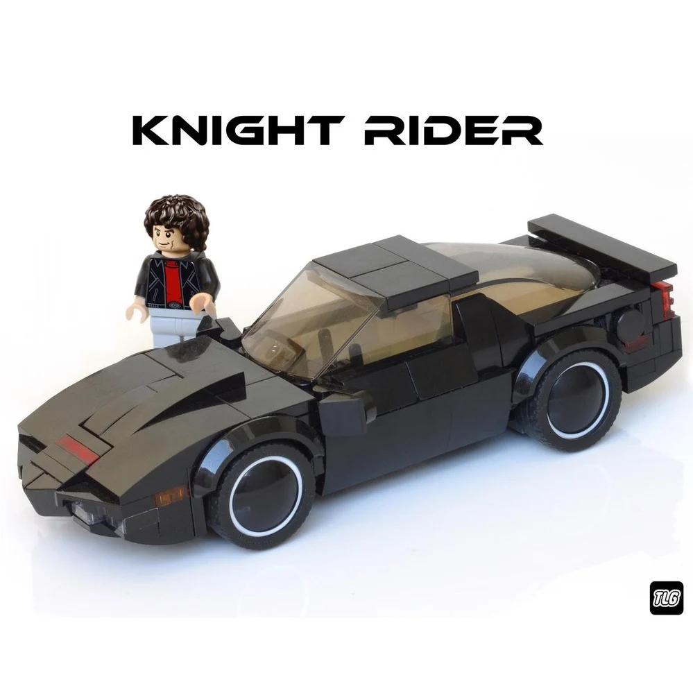 MOC Knights 52083 Knight KARR Lightning Rider, Modelo de Coche para Armar, Speed8 Grid Car, Juguetes Educativos, Bloques de C...