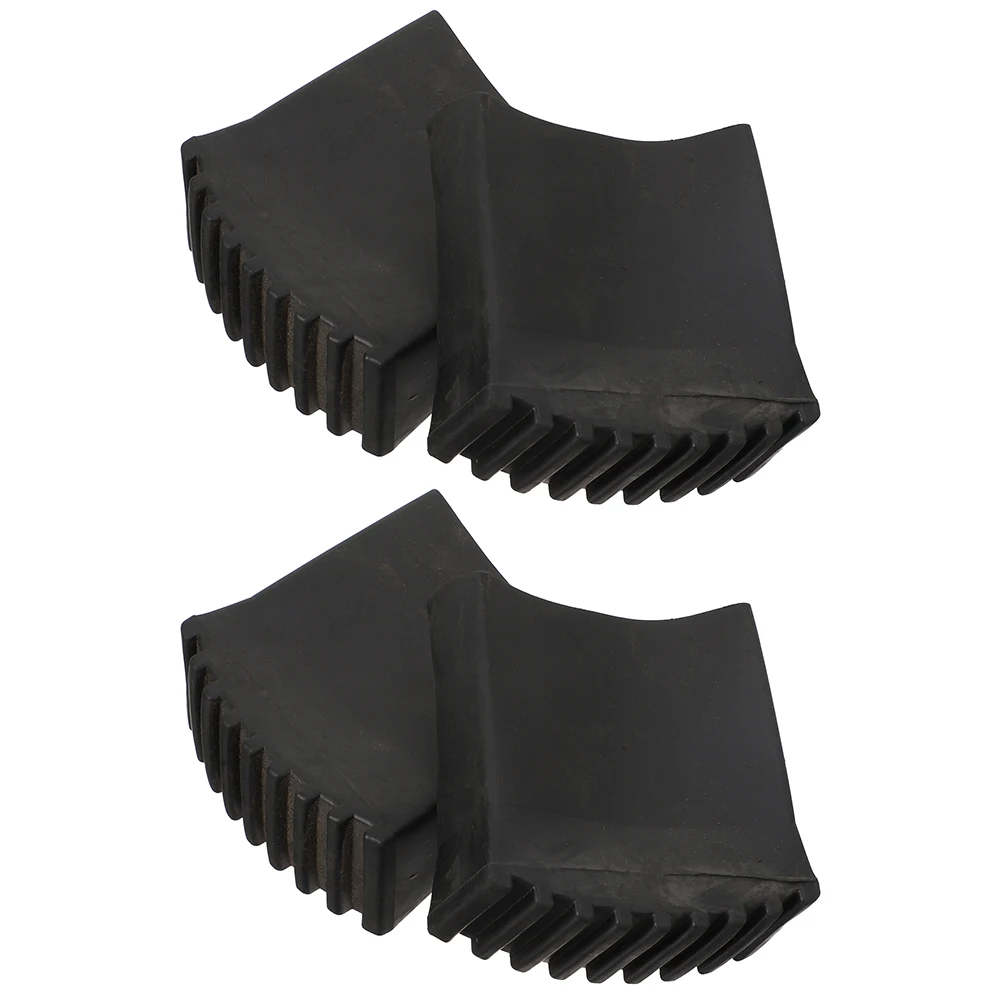 

4pcs Anti slip Ladder Foot Pads 5x2 5CM Square Rubber Covers Non skid Mats for Folding Stairs Thick Wear resistant Sound