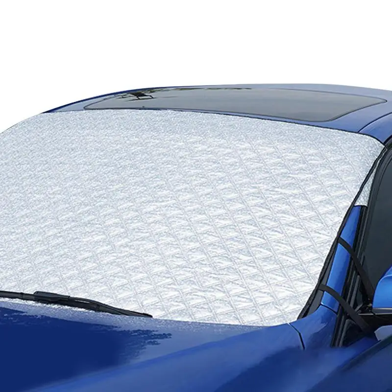 150cm x 70cm Universal Car Front Windshield Cover Auto Sunshade Snow Ice Protection Cover Winter Summer Windshield Shield