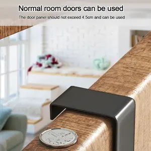 خطافات تخزين فوق الباب ، 6 خطافات ، ملابس ، معطف ، قبعة ، شماعات منشفة ، منظم منزلي ، رف ، حمام ، اكسسوارات المطبخ ، حامل أفضل 12 حامل غطاء مبيعات لغرفة النوم - No6