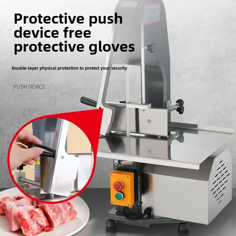 

MJY commercial electric bone cutting fish and pig trotters beef ribs frozen meat machine