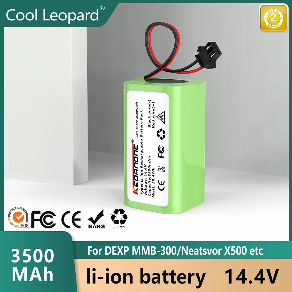 

New 14.4V 3500mAh/4000mAh Battery N011-4S1P For Xiaomi Mi Robot Vacuum Mop 2 Lite MJSTL Vacuum Cleaner