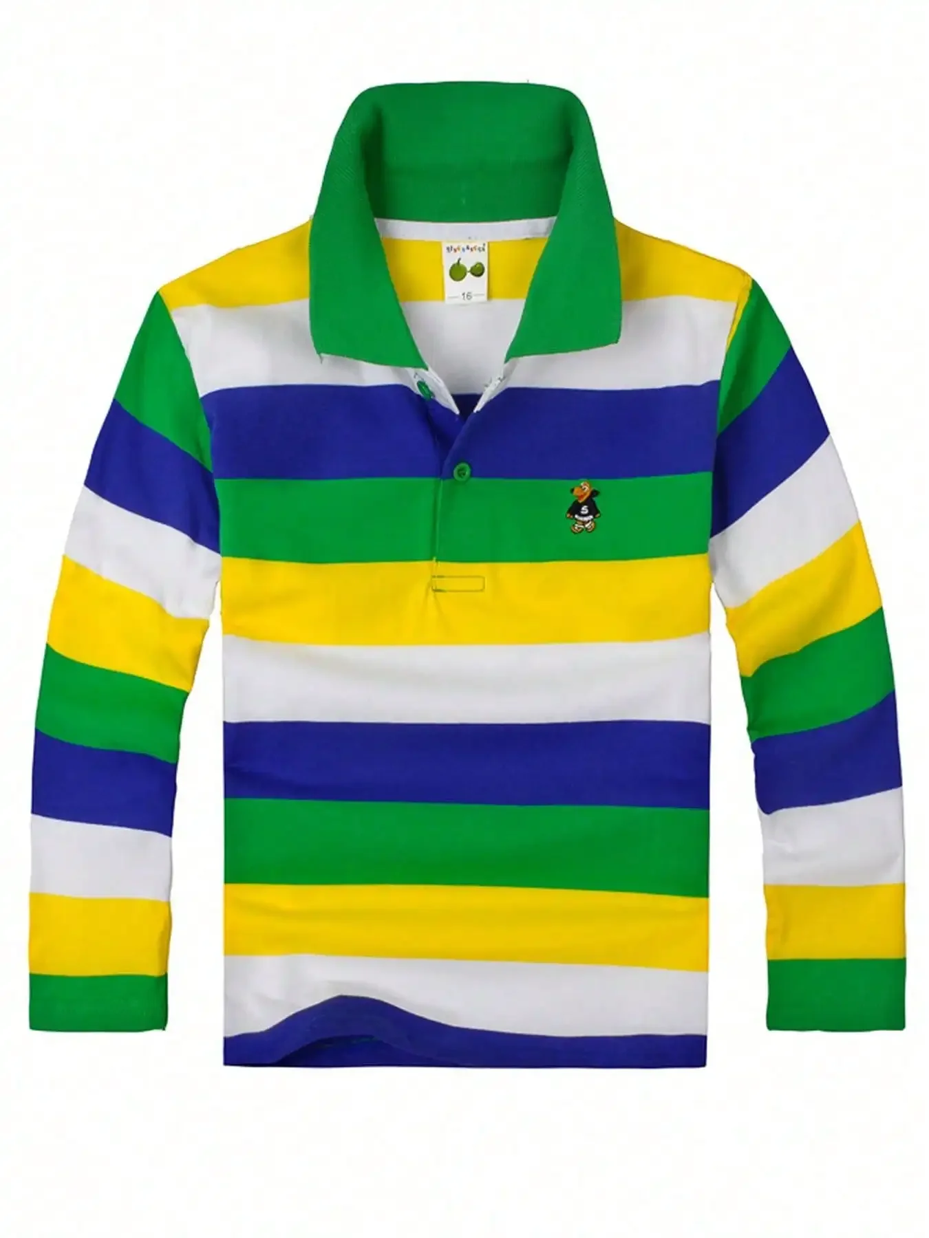 

Boy's Polo shirts Children kids Golf T Shirt Long sleeves Casual Top For Daily And Outdoor Wear