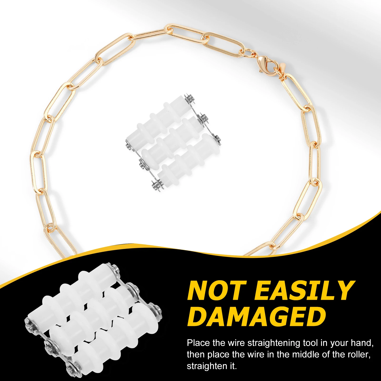 

Wire Straightener Practical Metal Wires Cable Plastic Jewellery Making Tools Convenient