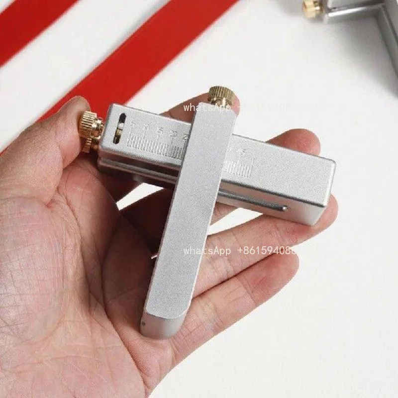 Leather Strap Cutter Aluminum Alloy Strip Belt Precise New Mini Leather Rope Divider Leather cutting strip DIY tool