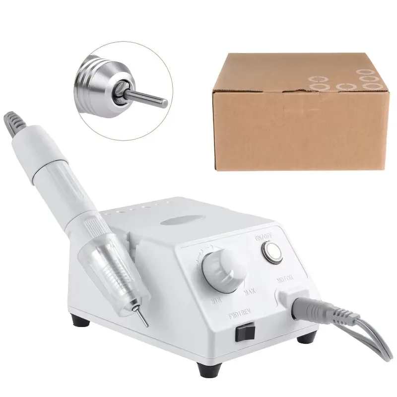 Perceuse à ongles électrique, 35000 tr/min, fraisage, lime à ongles, manucure, polissage, ponceuse à tour professionnelle