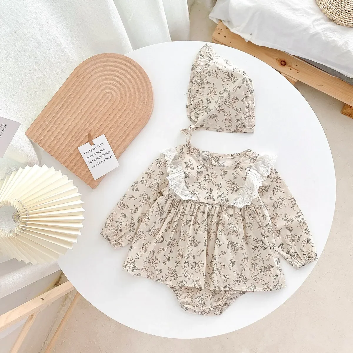 Herbst Baby Mädchen Bodys Prinzessin Kleinkind Kleidung Onesies Spitze Niedlich Langarm – Detail 2