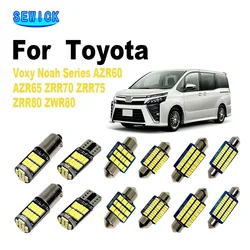 Canbus LED Interior Light Kit For Toyota Voxy Noah 60 65 70 75 80 Series ZRR75 ZRR80 ZWR80 AZR60 AZR65 ZRR70 Car Accessories