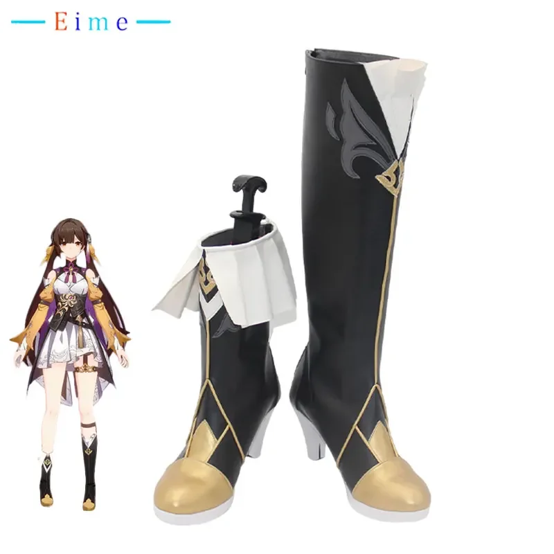 

Game Honkai: Star Rail Sushang Cosplay Shoes Halloween Carnival Boots Anime PU Leather Shoes Cosplay Props Custom Made