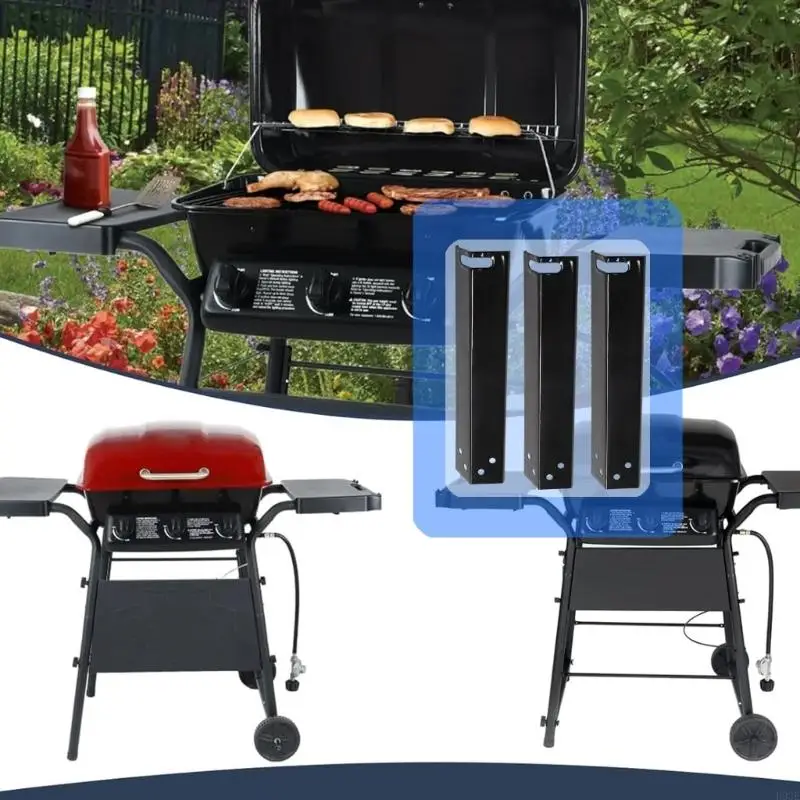 

Эмалированный защитный барьер для гриля предотвращает контакт с пламенем, противостоит деформации для семейного кемпинга и на