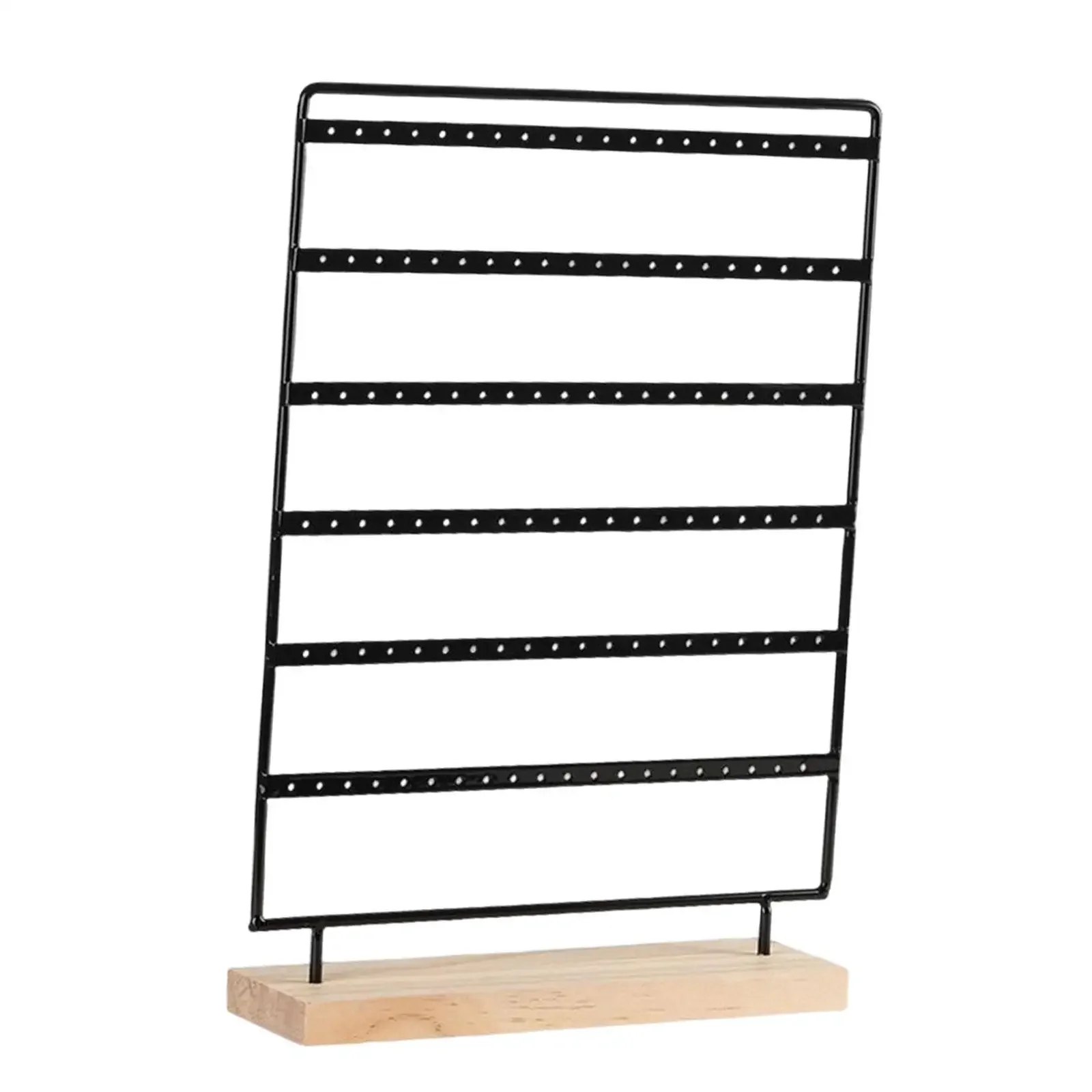 Earring Holder Stand Girls Necklaces Holder Stud Earring Display Rack with 120 Holes Jewelry Organizer for Showcase Dresser Home