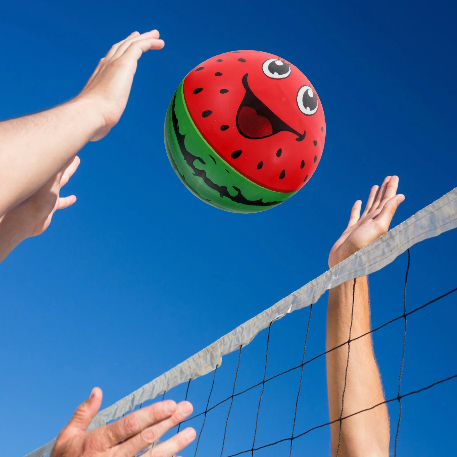 2-teiliger aufblasbarer Schlägerball, Strandbälle, Wassermelonen-Spielzeug, großer Pool für Kinder, PVC, springendes Kind