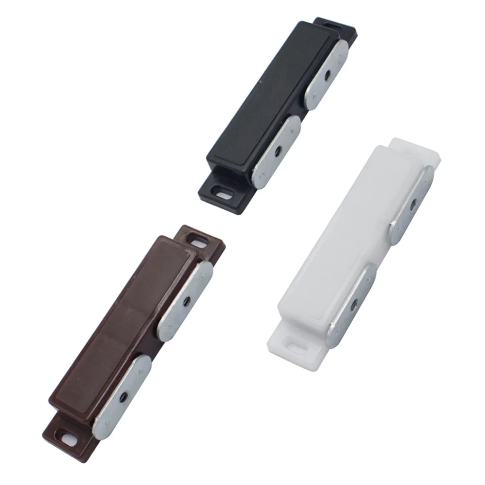 Magnetic Latch Magnetic Catches Door Lock Wardrobe Door Plastic Strong ABS Drawer Lock Invisible Magnetic Touch Lock