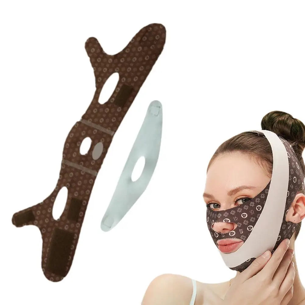 Ajustável V Face Bandage Lift Up Belt, Reduzir Double Skin Care, Face Facial Tool, Sculpting Sleeping Mask Tapes, Chin Lif Q3O2