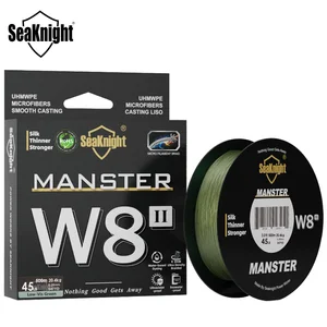 SeaKnight Brand W8 II Series 500M 8 Strands Fishing Line Advanced Braided PE Line anti-UV Seawater proof coating Fishing Line