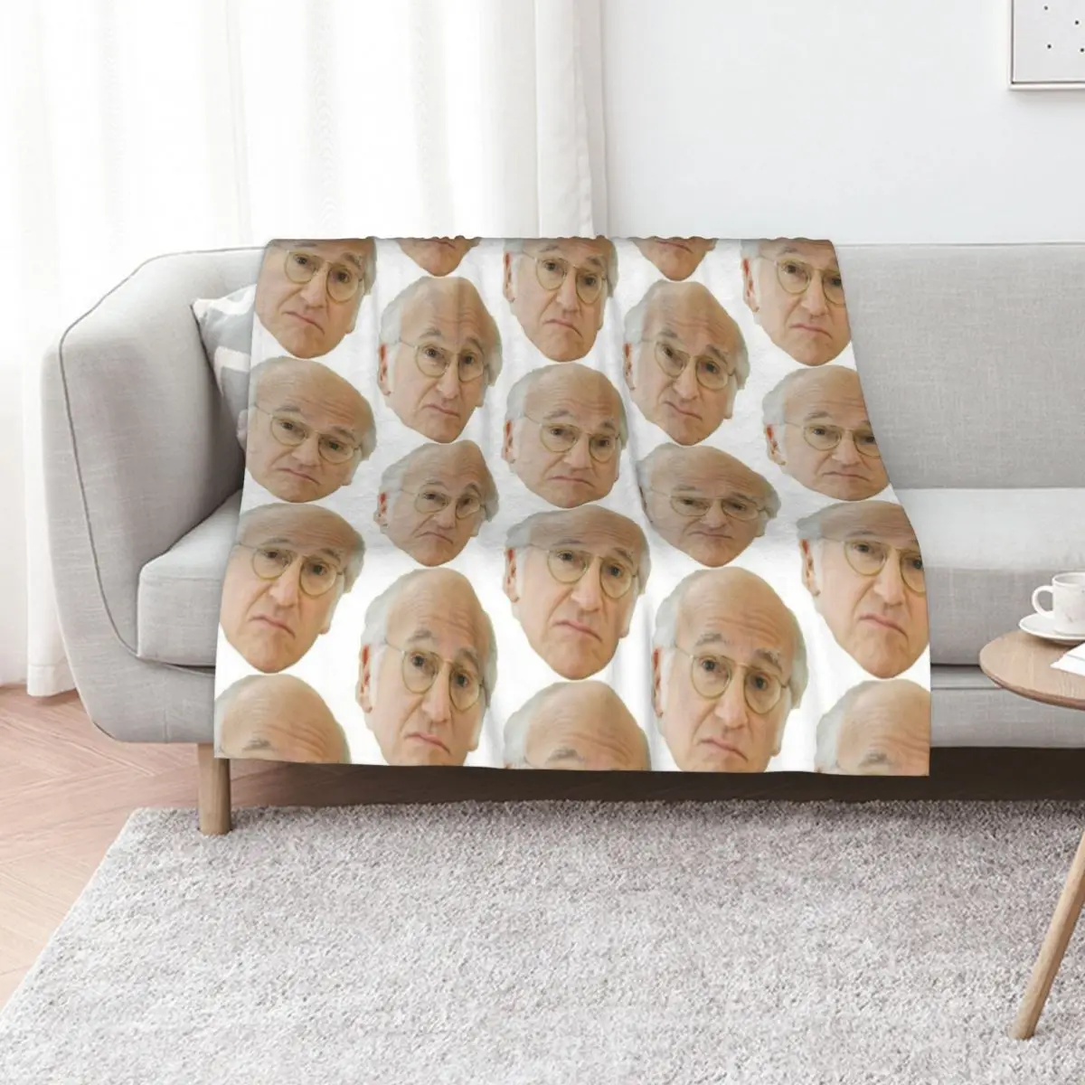 LARRY Throw Blanket Custom for winter Sofa Quilt Shaggy Fashion Sofas Plush Blankets