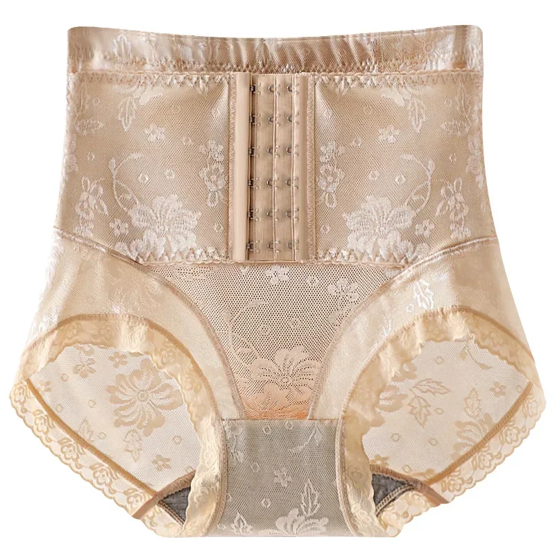 通気性のあるミッドウエストバックルウエスト引き締め下着、お尻を持ち上げて形を整える産後ウエスト引き締めと股間