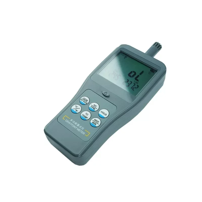 Thermocouple Dew Point Meter Wet Bulb Temperature Meter Humidity PPM Tester LCD  Display Relative Humidity 0~100%RH