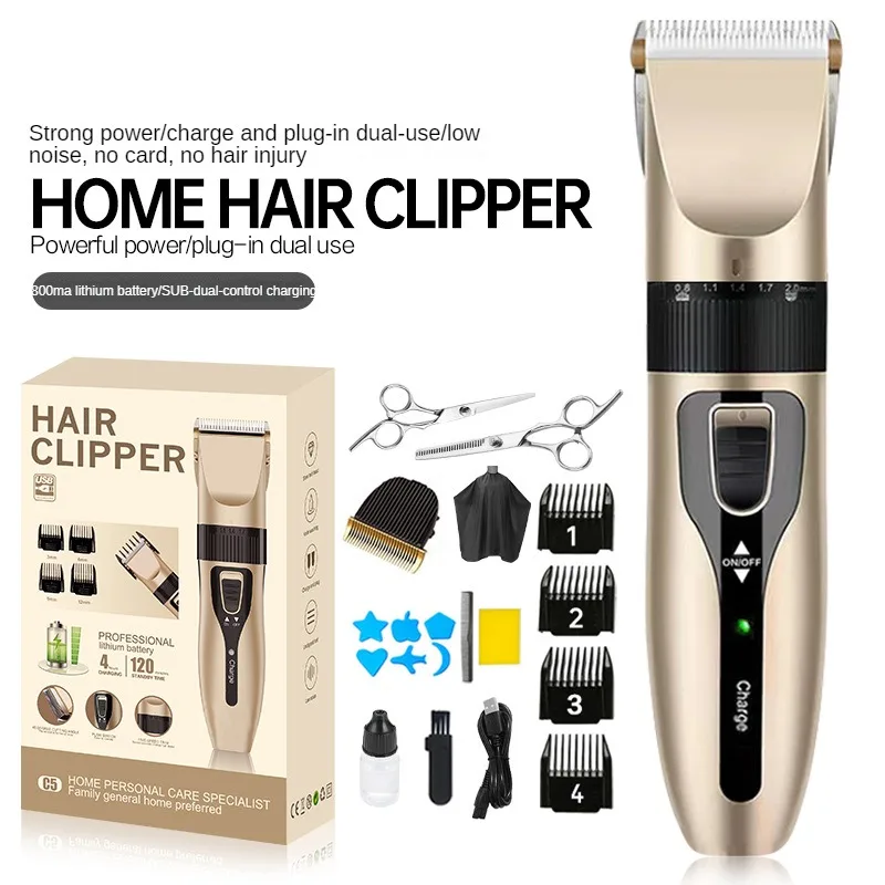 

Professional Electric Hairdresser Hair Trimmer Barber Tools Oil Head Clippers Dual Use Of Charge And Plug 321 Diamond Cutter 120