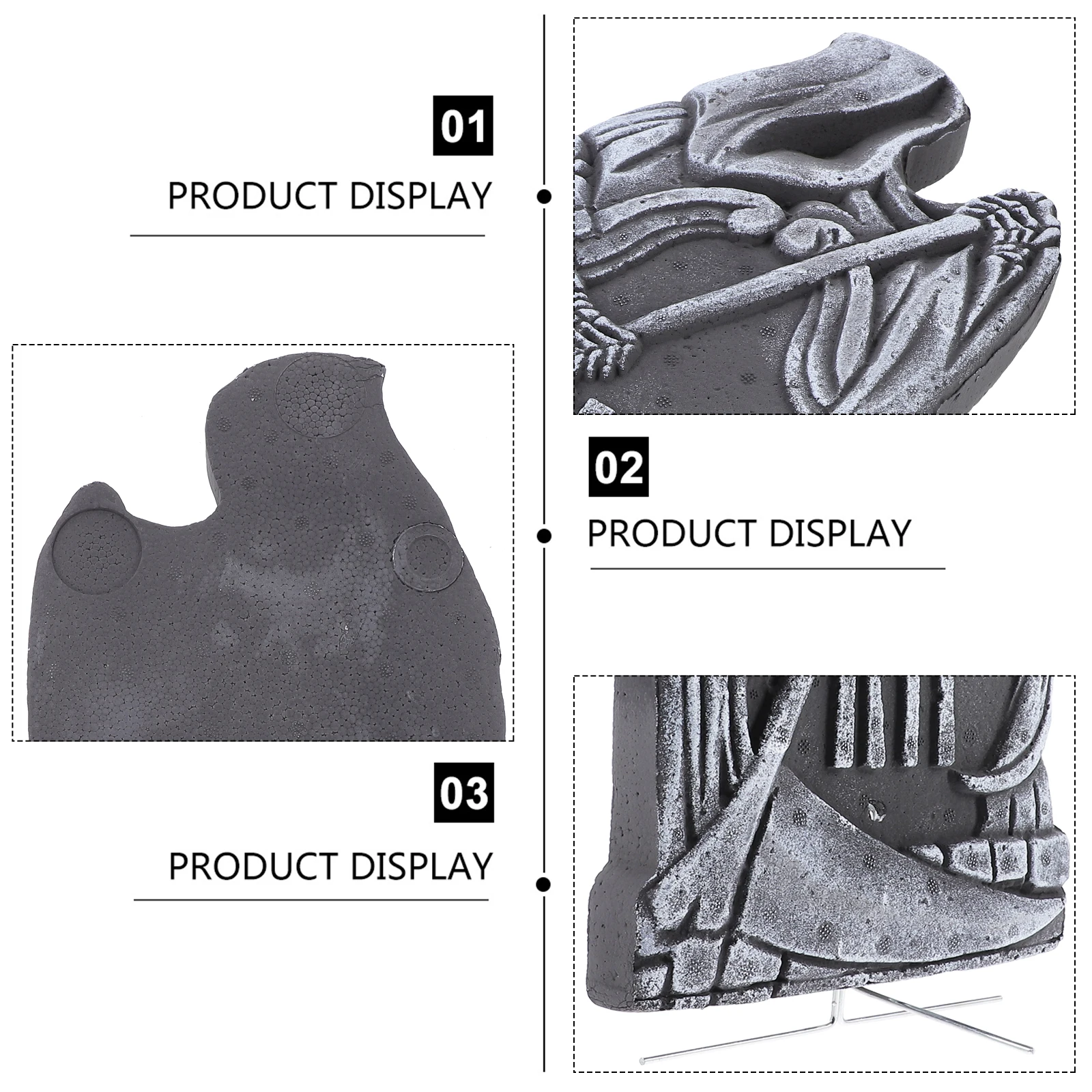 

Foam Tombstone Decoration Prank Prop Outdoor Ornaments Halloween Accessories Scared Tombstones Haunted House Props Supplies