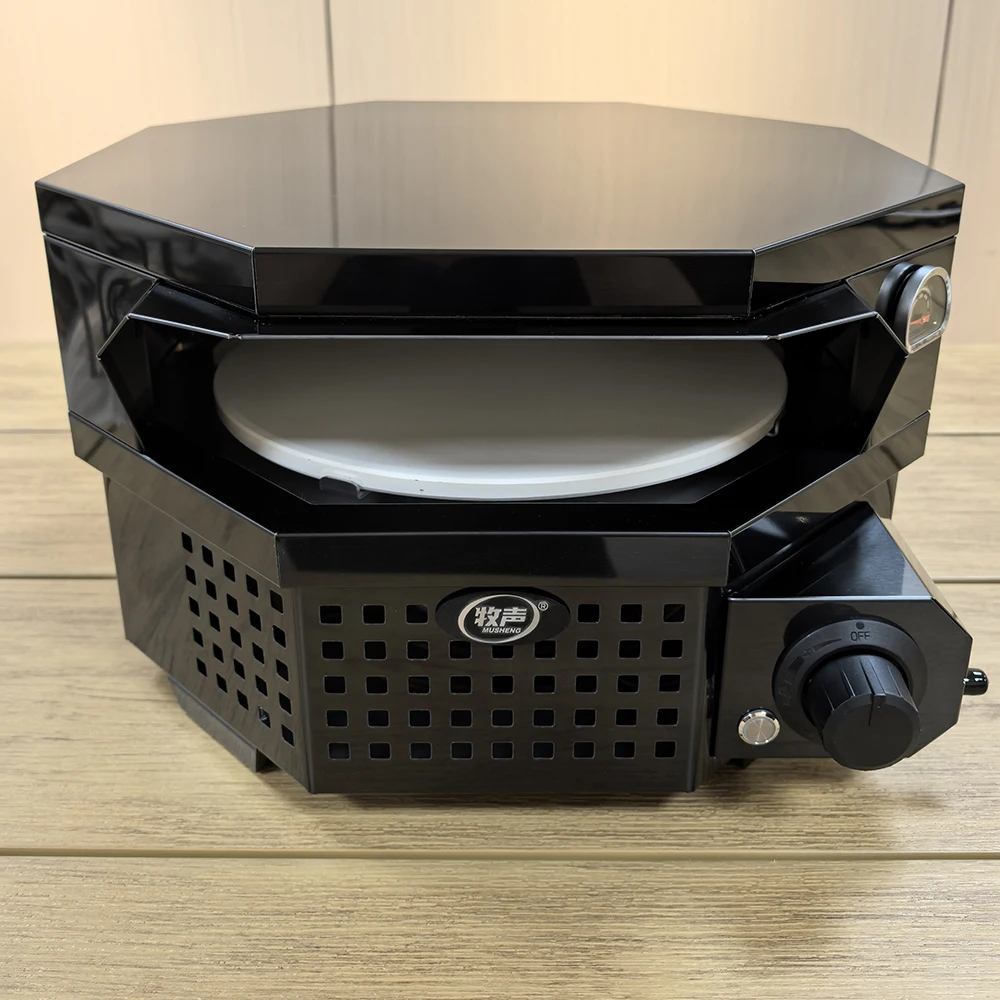 16 Premium Stainless Steel Foldable Trolley Portable Commercial Outdoor Firewood Granular Pizza Oven Multifunctional Grill