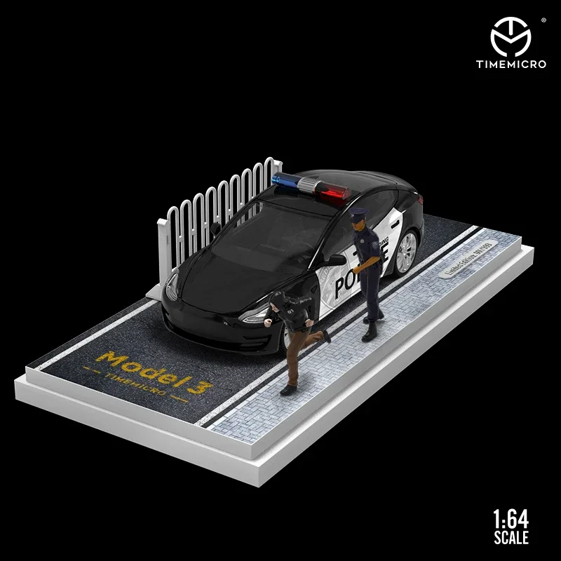

TimeMicro 1/64 M4 Модель 3, полицейские автомобили, имитация модели автомобилей из сплава