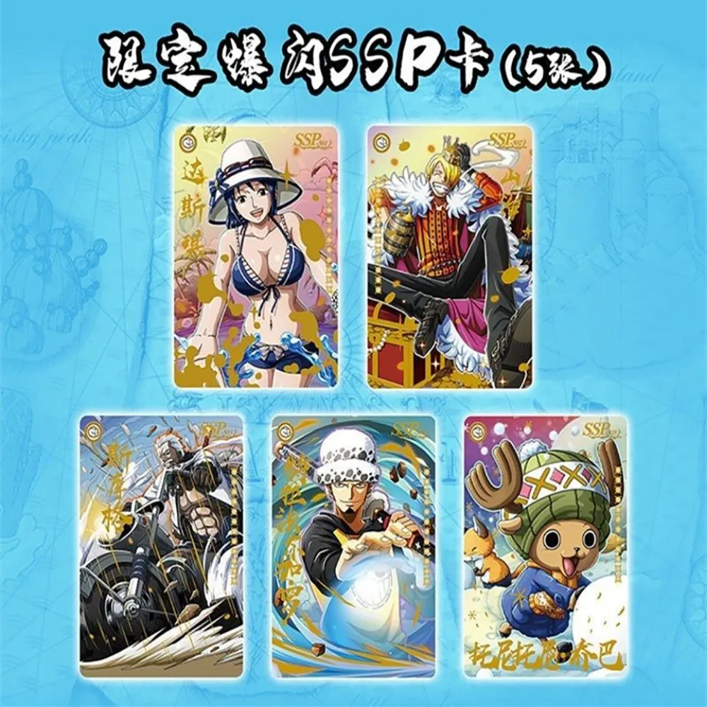 Booster de cartes originales One Piece, petit dinosaure, Sanji Hancock Nami, carte flash, anime populaire, sang chaud, jouets pour la famille, cadeaux