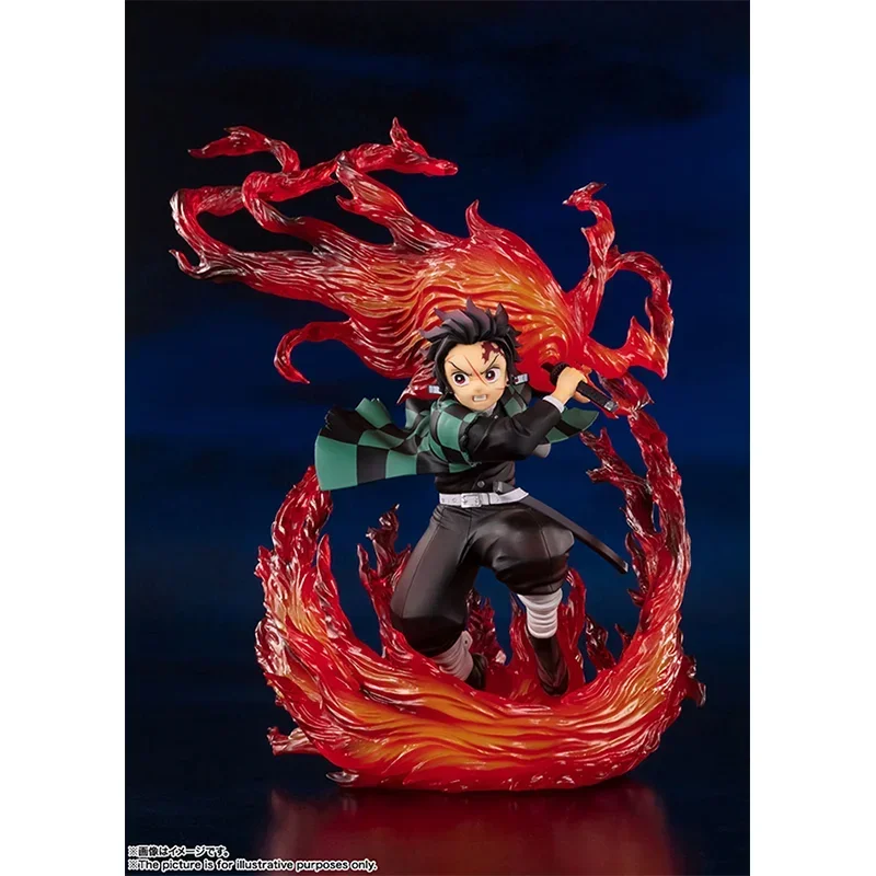 En Stock Original Bandai Figuarts ZERO Anime Demon Slayer Kamado Tanjirou PVC Anime figuras en miniatura de juguete colección adornos regalos