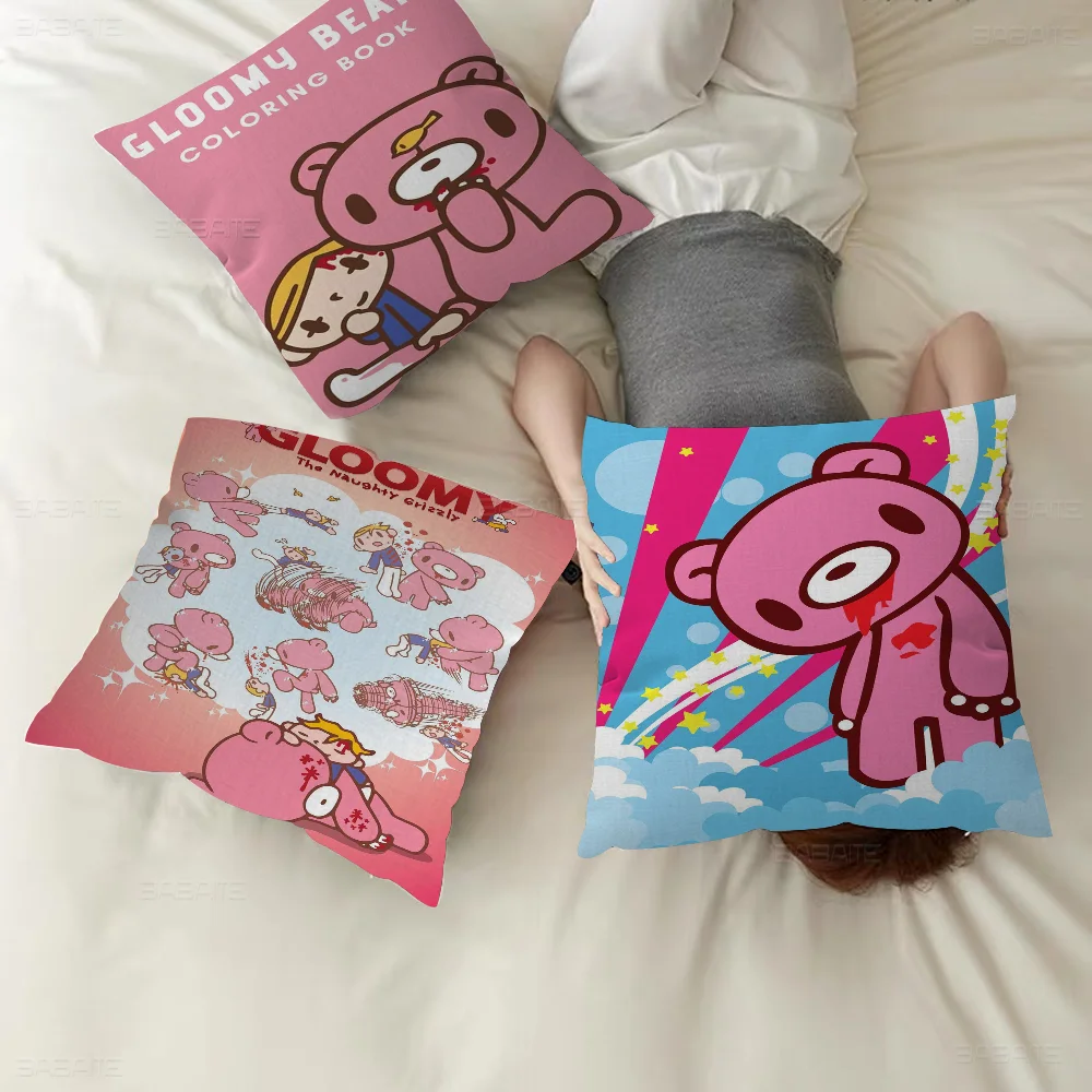 Cartoon G-Gloomy Bear Cushion Cover Decorative Pillow Sofa Home Decor Case Pillow Cases