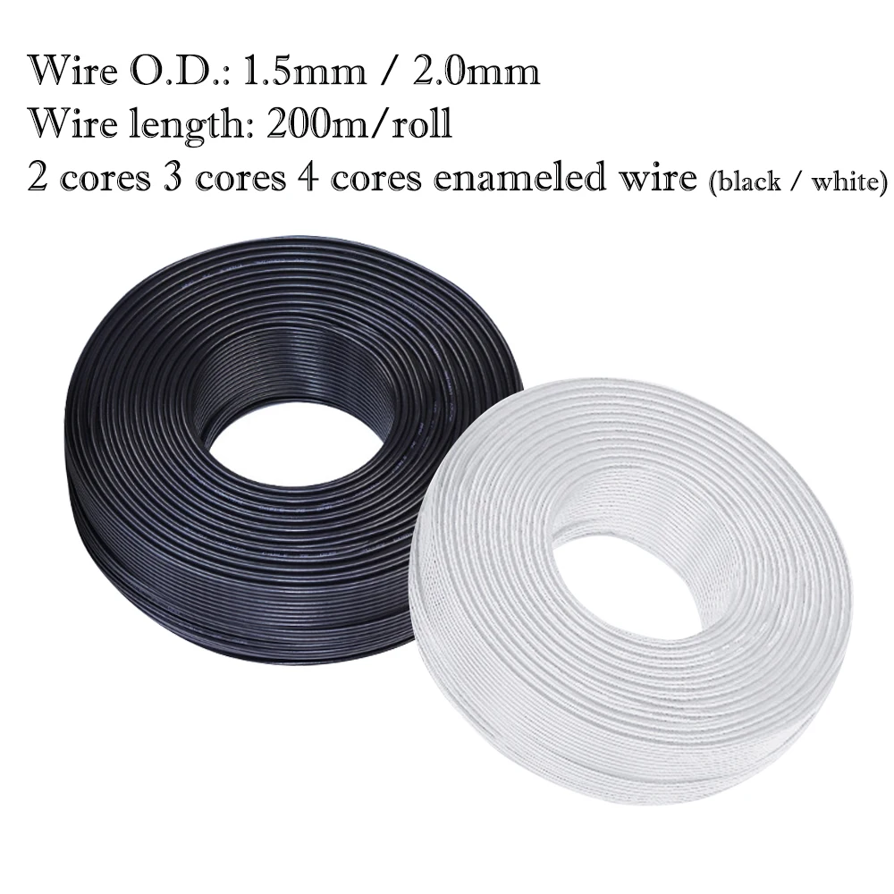 Enameled Wire Coil 2-Core, 3-Core, 4-Core Enameled Wire Connecting Wire, Headphone Bluetooth Microphone Speaker Wire