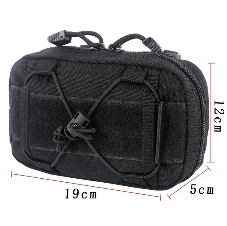 

EDC Molle Tactical Pouch Waist Pack Compact Utility Pouches Waist Belt Bag Medical Bags Phone Case Hunting Accessories