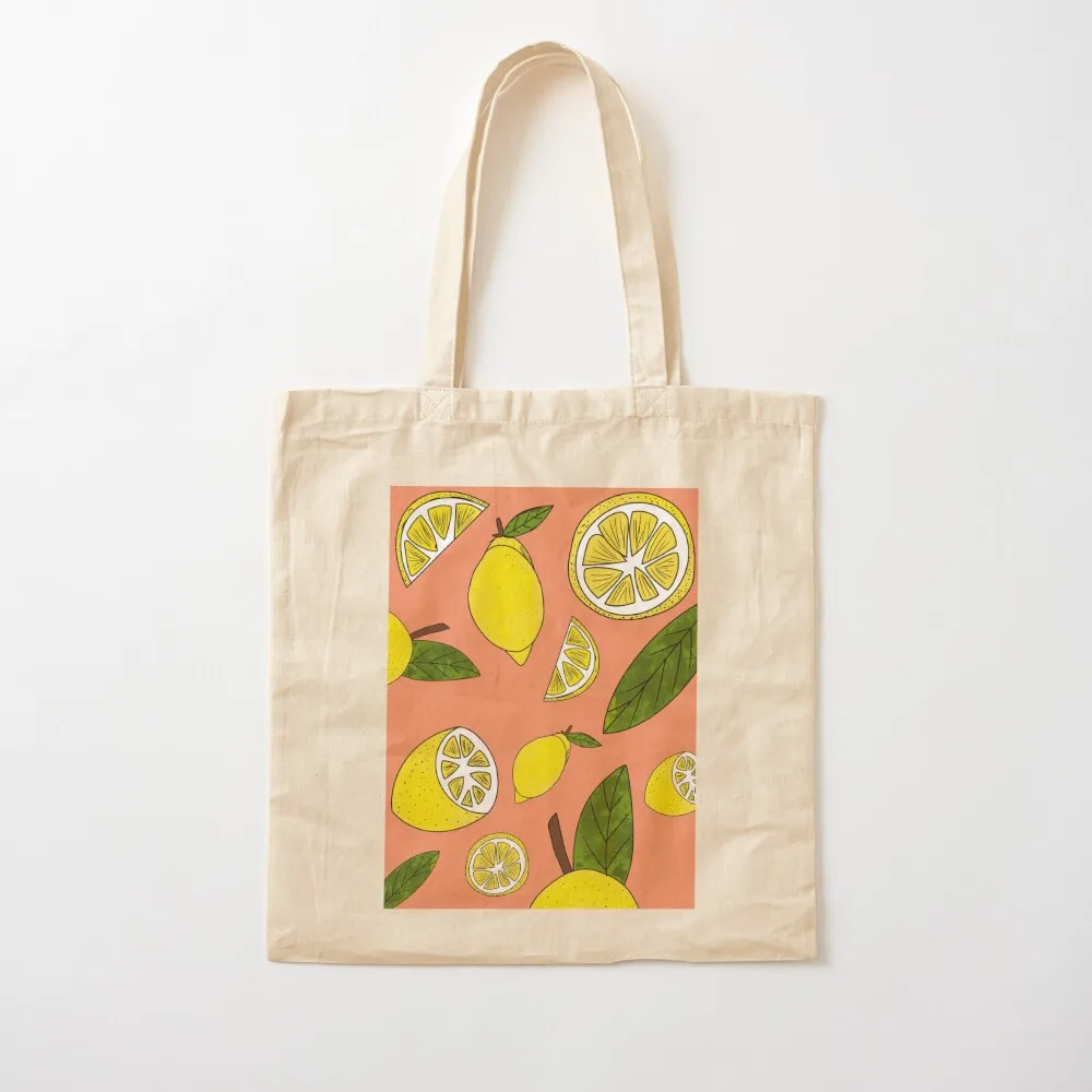 Lemon artwork Tote Bag bag for beach shopping bag shoping Women's shopper