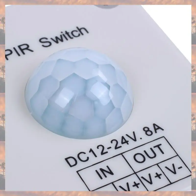 N75R-3X LED Iluminação Movimento Ativado Sensor Interruptor 12 Volts DC Controle de Luz Passiva