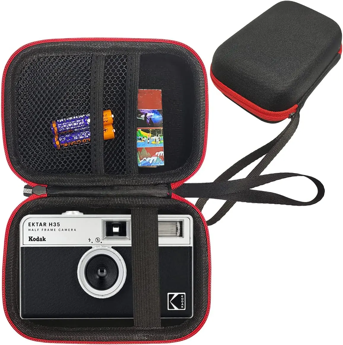 Hard Carrying Case for KODAK EKTAR H35 Half Frame Film CameraAccessories (Only Case) (Black)