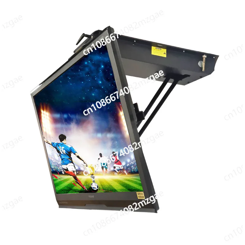 32-85inch Take 80KG TV Wall Mount Electric Ceiling TV Lift Concealed Electric Pull Down Flip up TV Lift Stand