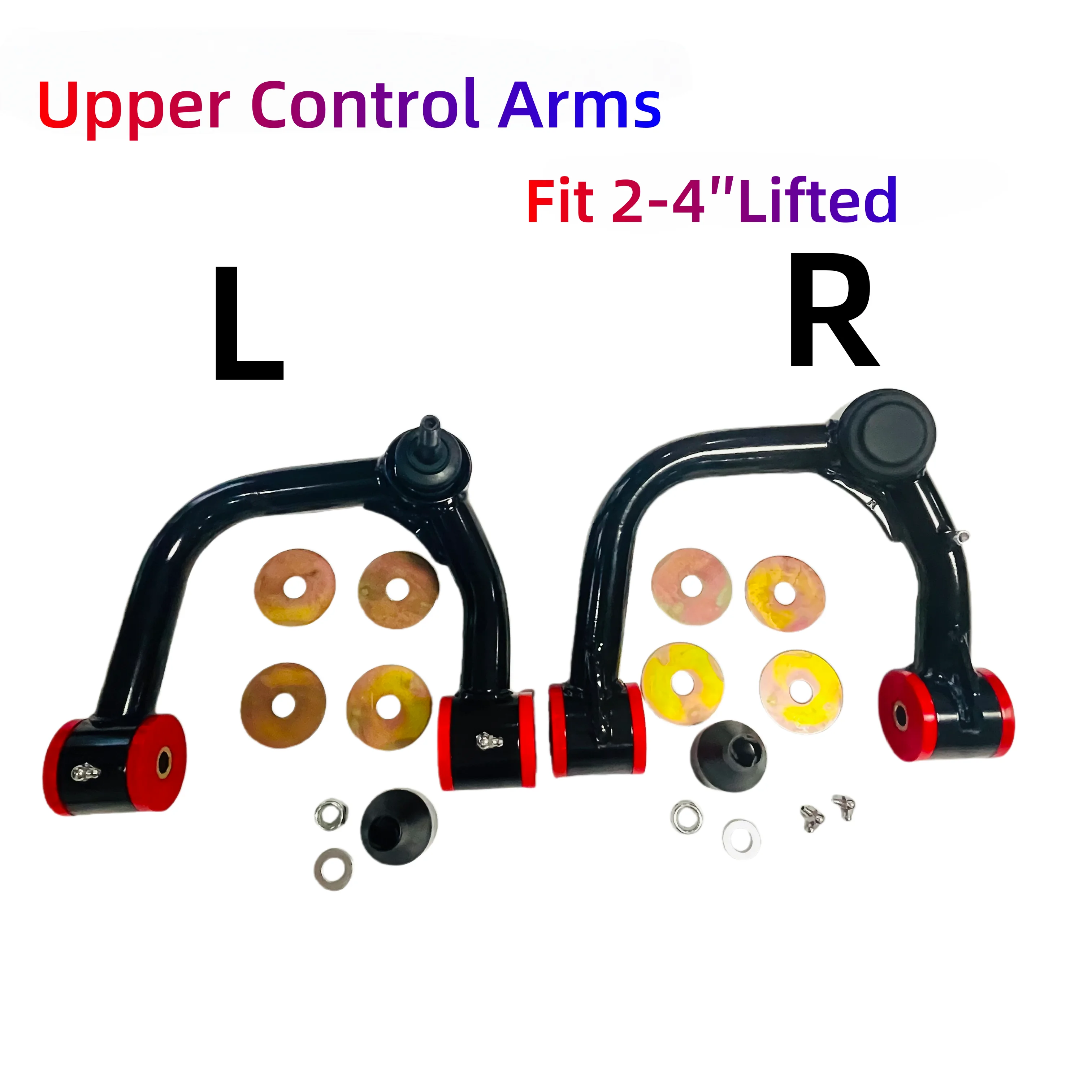 Der obere Querlenker ausgestattet mit Polyurethan-Futter ist für Toyota Tacoma Hilux Fortuner 2004-2022 Fit 2-4′′ Lifted geeignet ﻿