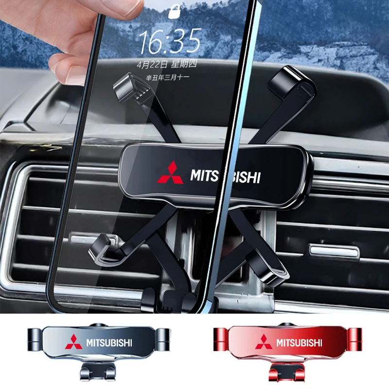 Abrazadera de soporte GPS para coche, Clip de soporte para teléfono móvil para Mitsubishi Outlander Lancer 10 9 ASX RALLIART Eclipse L200 Pajero