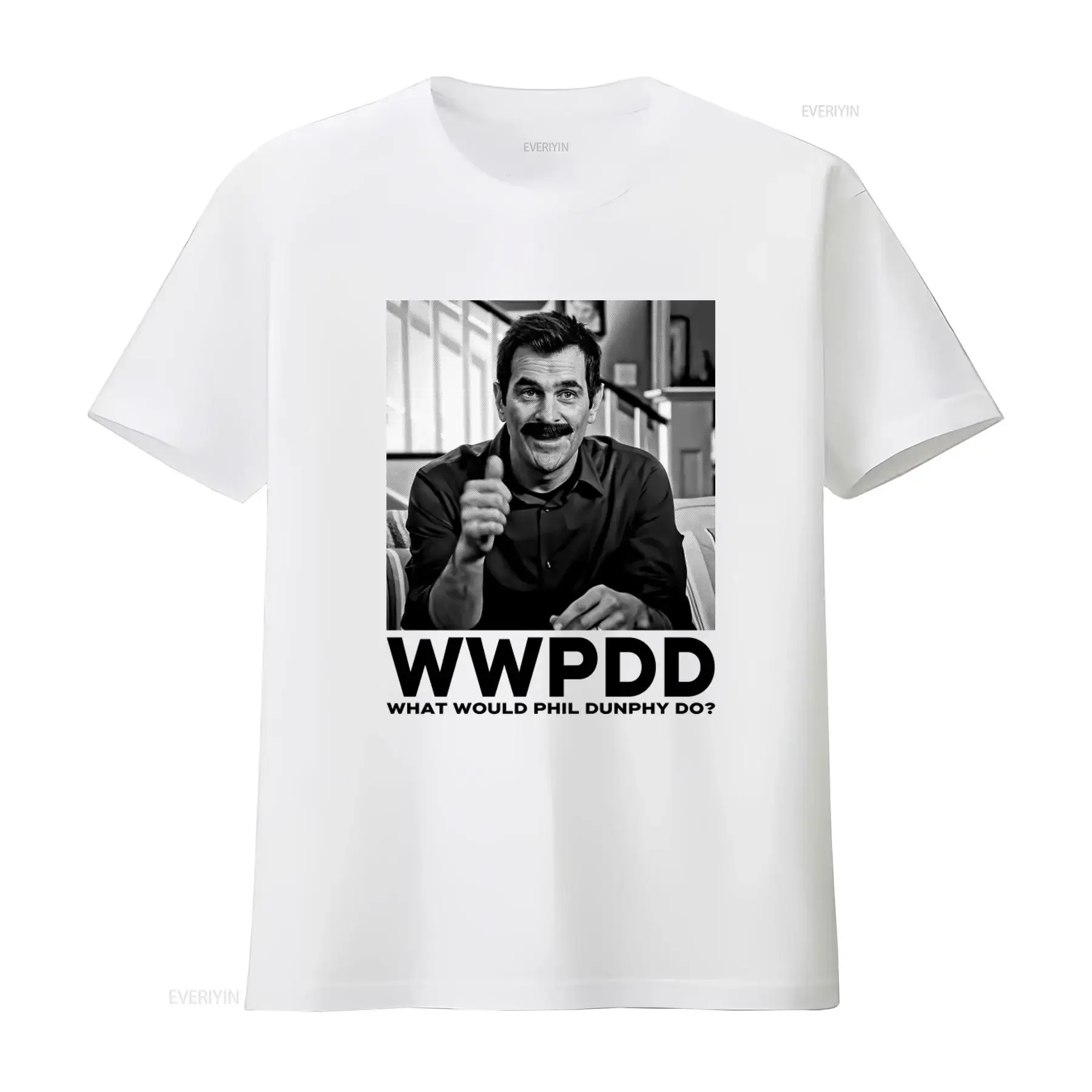 Phil Dunphy T Shirt WWPDD TV Show Funny 90's Retro Vintage  vintage Washed graphic Slightly Soft Top For Everyday Wear Unisex
