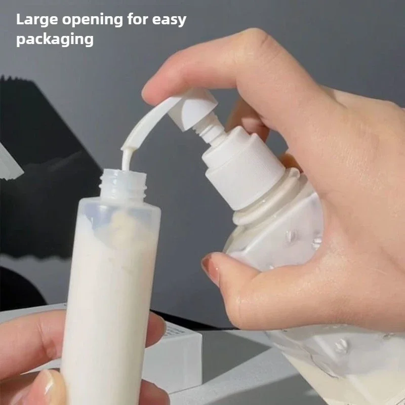 5/2PC Plastic Lege Draagbare Buizen Knijp Cosmetische Crème Lotion Reisfles Hervulbare Fles Shampoo Container Make Up Gereedschap