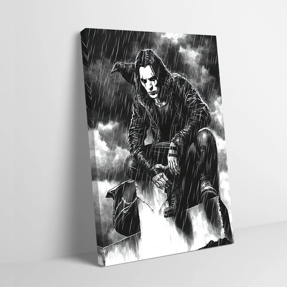 Affiche imprimée de films The Crow, images personnalisées, peinture sur toile, cadeau pour décoration esthétique, peintures décoratives pour chambre