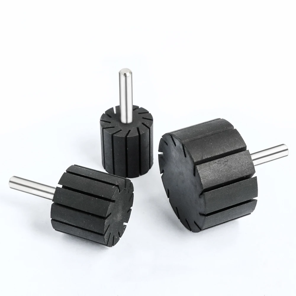 1 Stück Schleiftrommel Gummidorns 6 mm Schaft passend für Schleifhülse für Drehwerkzeug – Detail 6