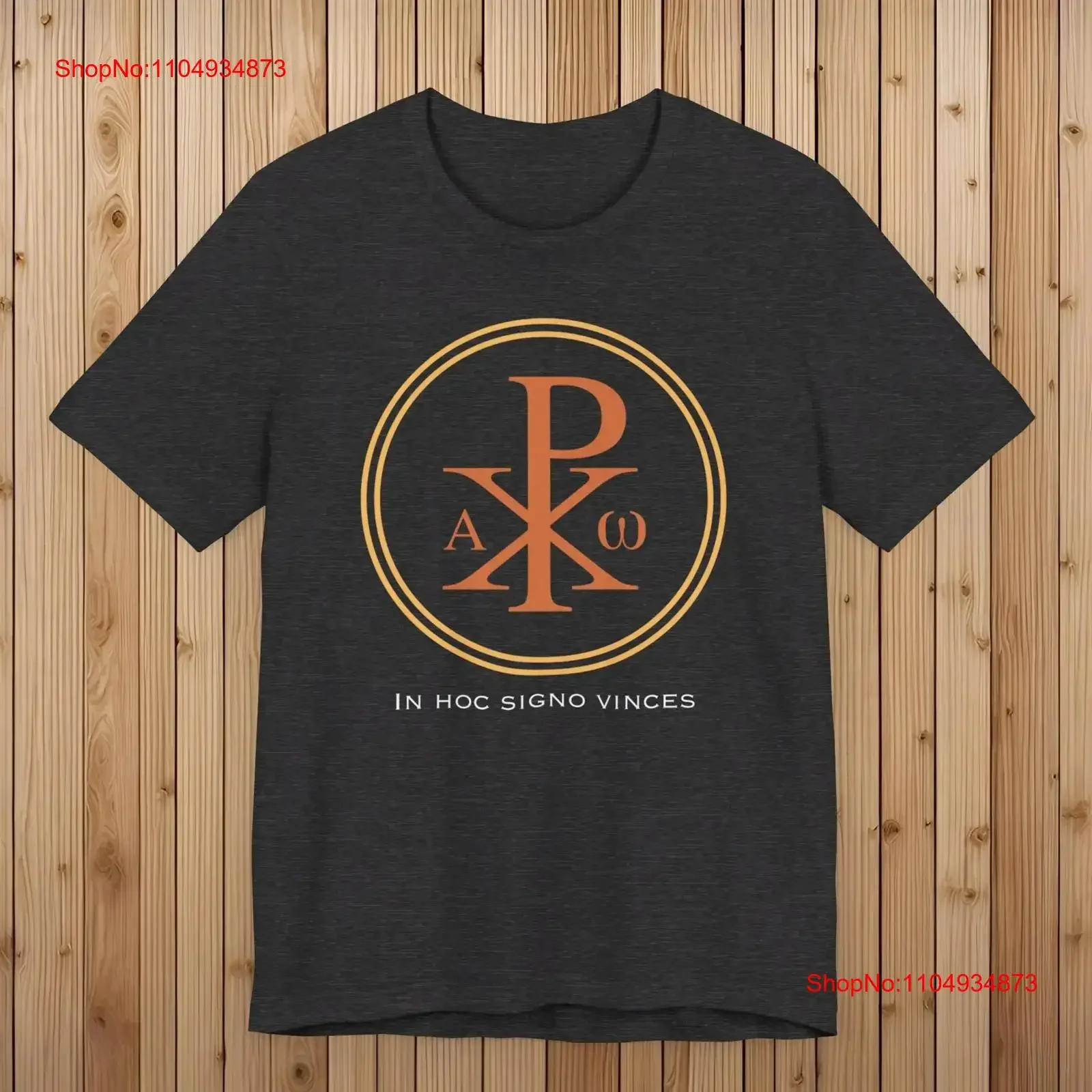 

Футболка Chi Rho In Hoc Signo Vinces, винтажный потертый слегка топ для повседневной носки, модная уличная дизайнерская одежда