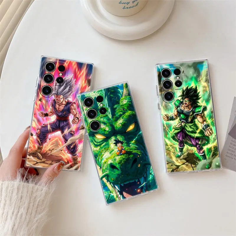 

Dragons Cute Balls S26 Ultra Case Coque For Samsung Galaxy S25 S26 S24 S23 Ultra S22 S20 Plus S21 FE A57 5G Clear Phone Cover