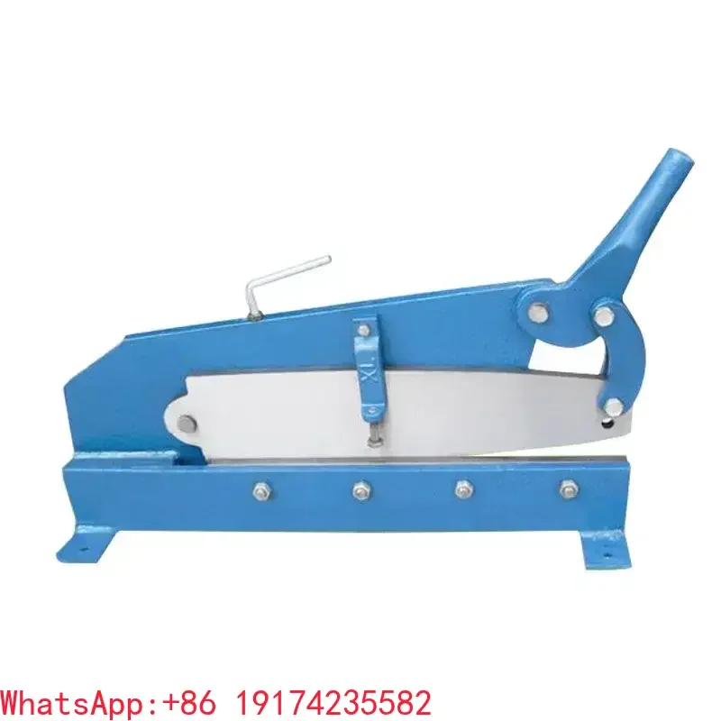 Manual Guillotine Shear for Sheet Metal Iron Copper Aluminum Steel Wire Mesh & License Plate, Heavy  Plate Cutter