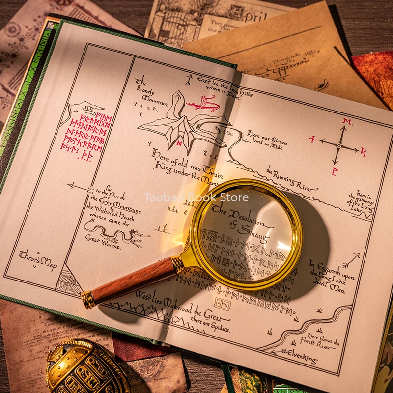 The Hobbit: J.R.R. Tolkien's Deluxe Edition - 3 Postcards, 1st Edition Notes, Letter - Classic Fantasy Bestseller