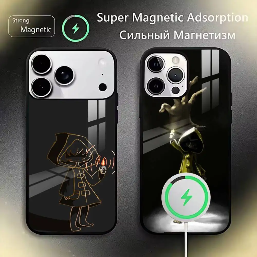 

Little Nightmares Phone Case For iPhone17,16,15,14,13,12,11 Plus,Pro Magnetic For Magsafe Wireless Charging