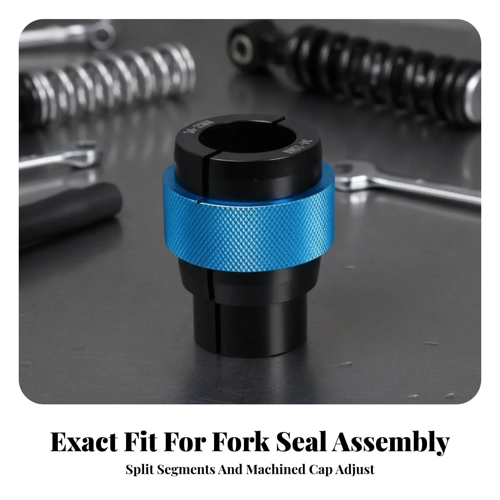 Fork Seal Driver Tool Damper Repair Wrench Aluminum Alloy Motorcycle Shock Absorber Service Tool for Bike Front Fork Repair